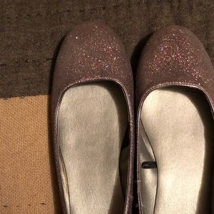 Sparkly flats brand new never worn
